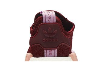 Adidas nmd on sale womens grey maroon