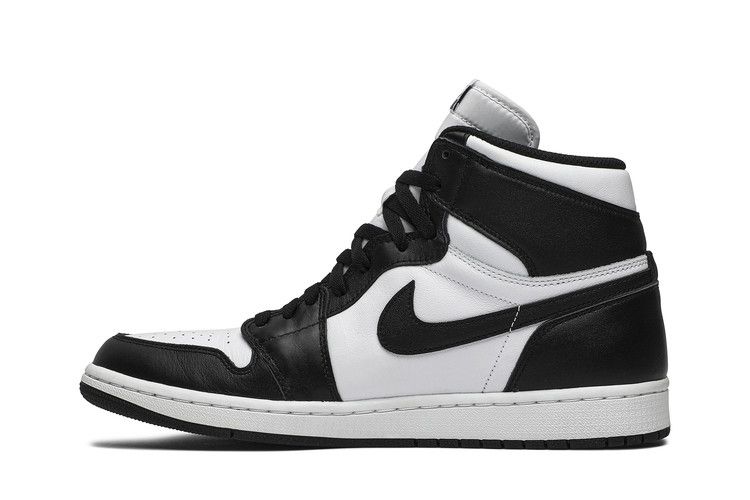 black and white air jordan 1 goat