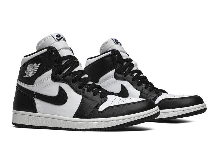 black and white jordan 1 goat