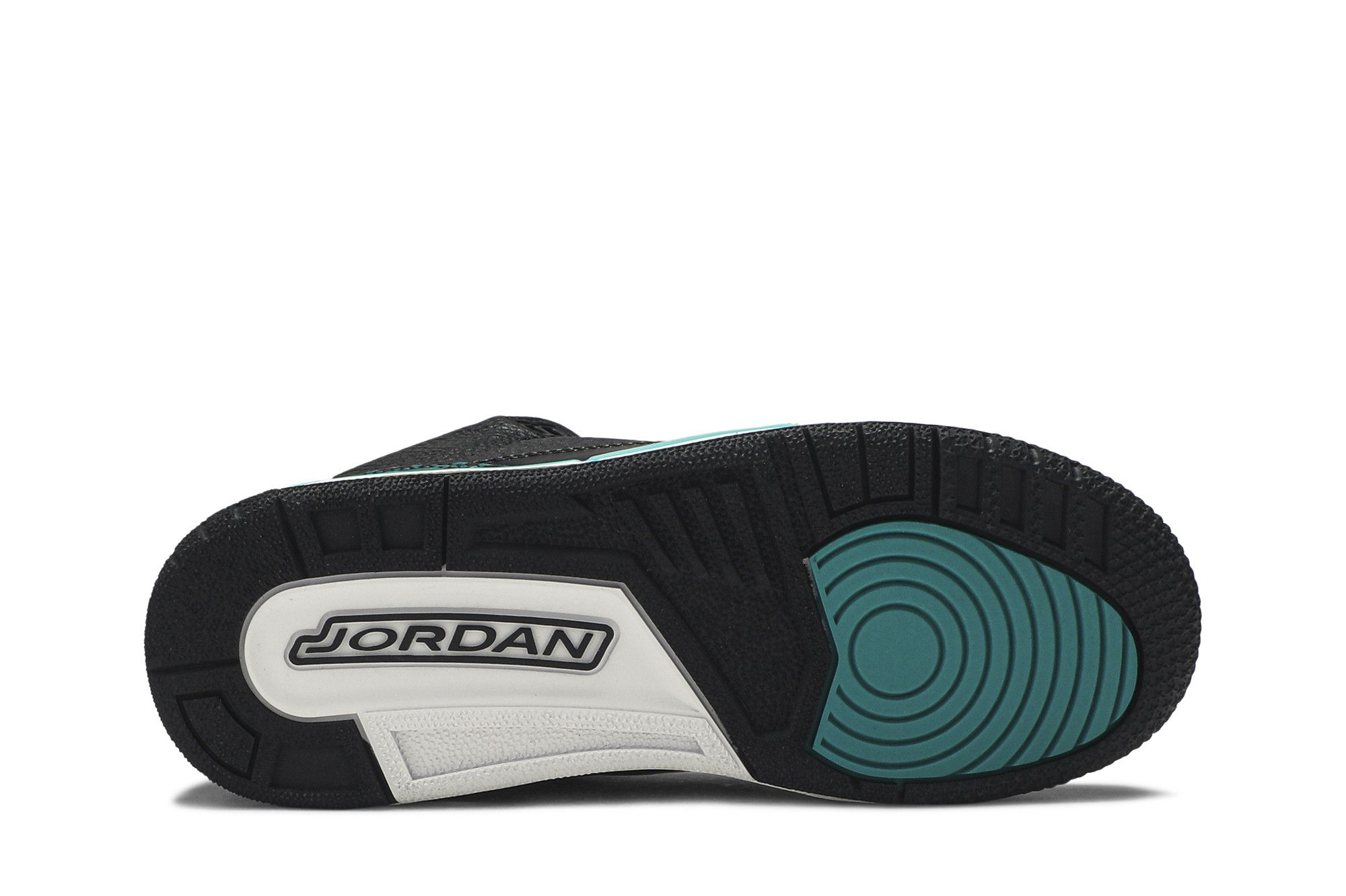 Pre-owned Air Jordan 3 Retro Gs 'rio Teal' In Black