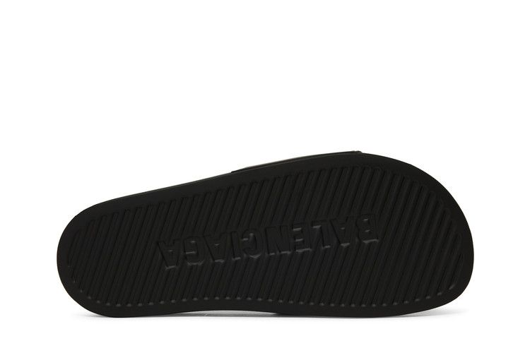 Balenciaga Wmns Pool Slides 'Black Glow'