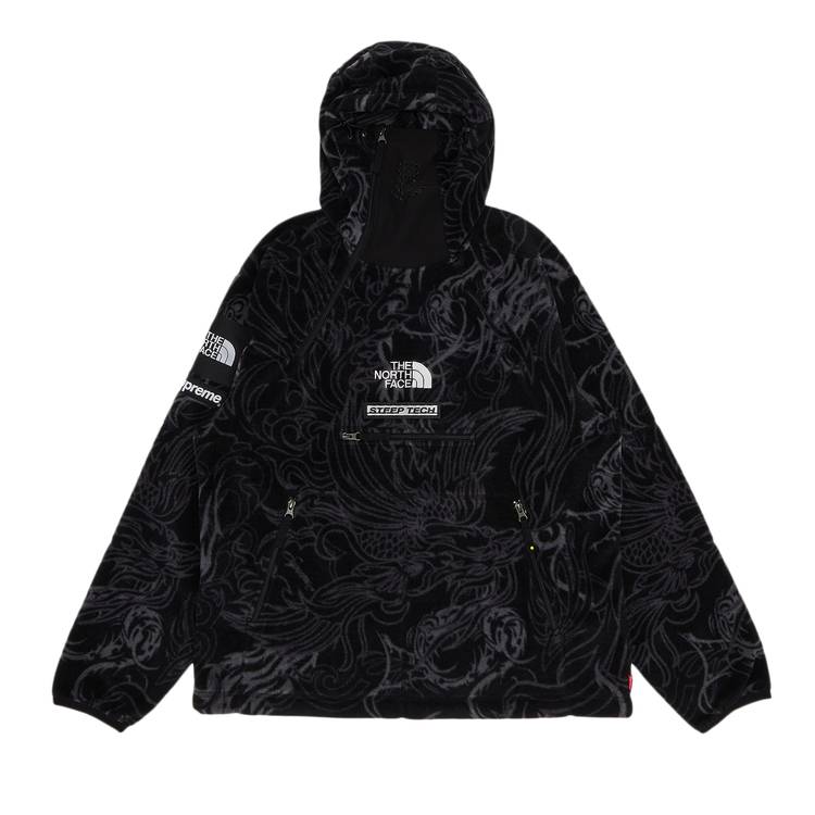 Buy Supreme x The North Face Steep Tech Fleece Pullover 'Black