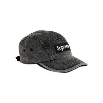 Supreme Denim Camp Cap 'Washed Black'