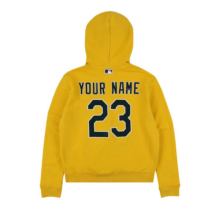Off-White Mlb Oakland Athletics Hoodie 'yellow/Blue'