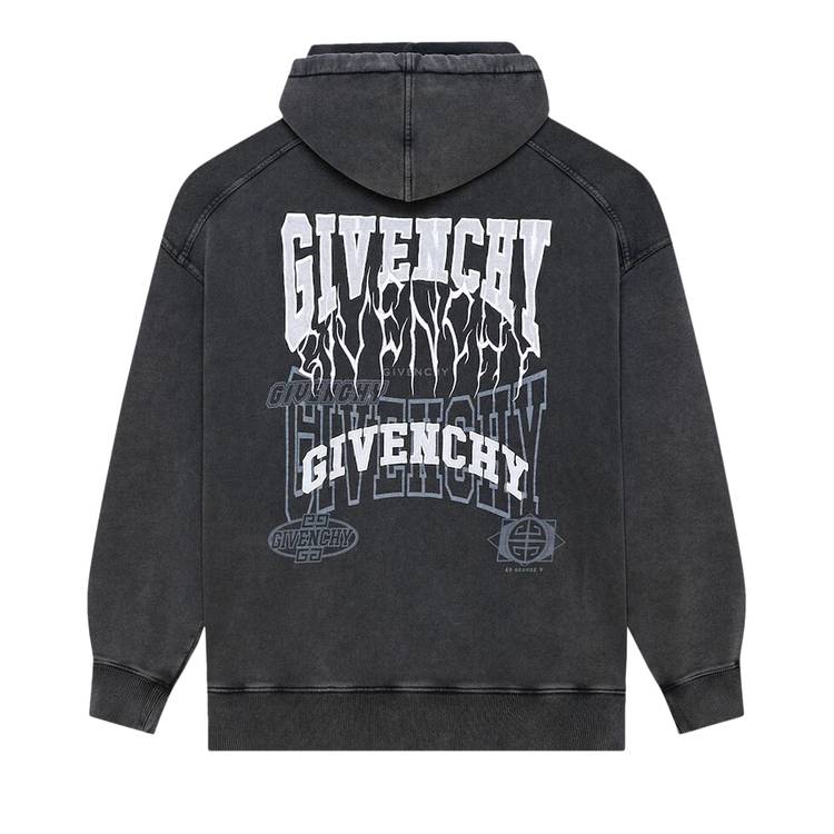 Buy Givenchy Slim Fit Print Hoodie 'Grey' - BMJ0J63Y7X 020