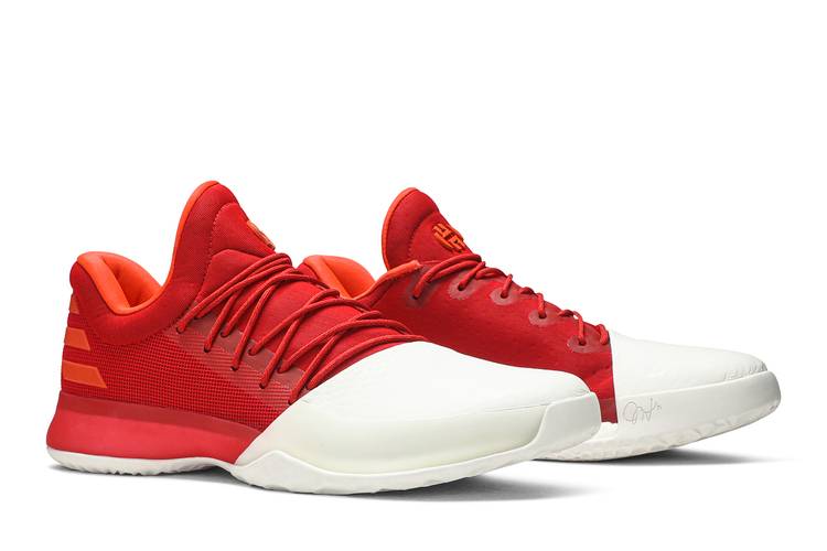 Adidas Boost James Harden Vol. 1 Basketball Shoes Red White BY3483