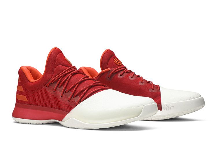 Adidas Boost James Harden Vol. 1 Basketball Shoes Red White BY3483