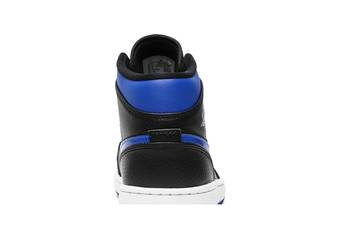 Buy Air Jordan 1 Mid 'Black Hyper Royal' - 554724 068 | GOAT