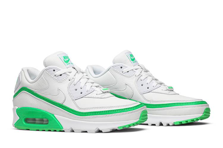 Undefeated X Nike Air Max 90 White Green Spark