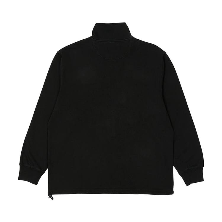 Buy Palace 1/4 Zip 380 Funnel Neck 'Black' - P23CS155 | GOAT IT