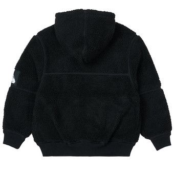 Buy Palace Sherpa Hooded Jacket 'Black' - P23JK100 | GOAT