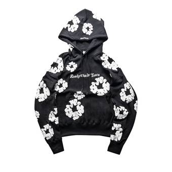 Buy READYMADE x Denim Tears Wreath Hoodie 'Black' - RM K01