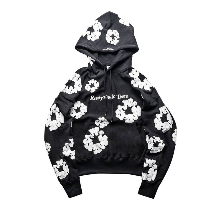 Buy READYMADE x Denim Tears Wreath Hoodie 'Black' - RM K01