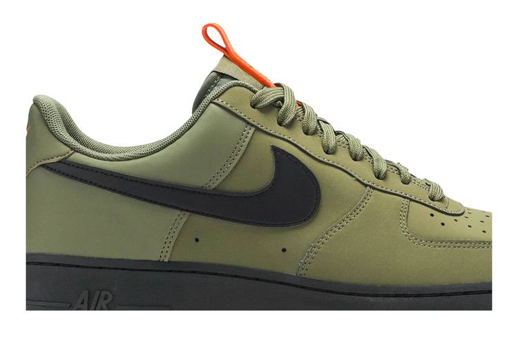 Nike Air Force 1 Low Olive Suede Black DZ45140-300