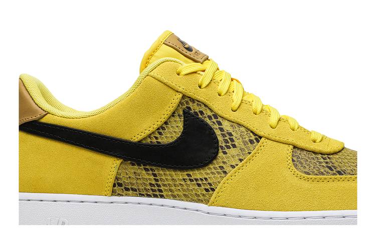 Buy Air Force 1 Low 'Yellow Snakeskin' - BQ4424 700 | GOAT CA