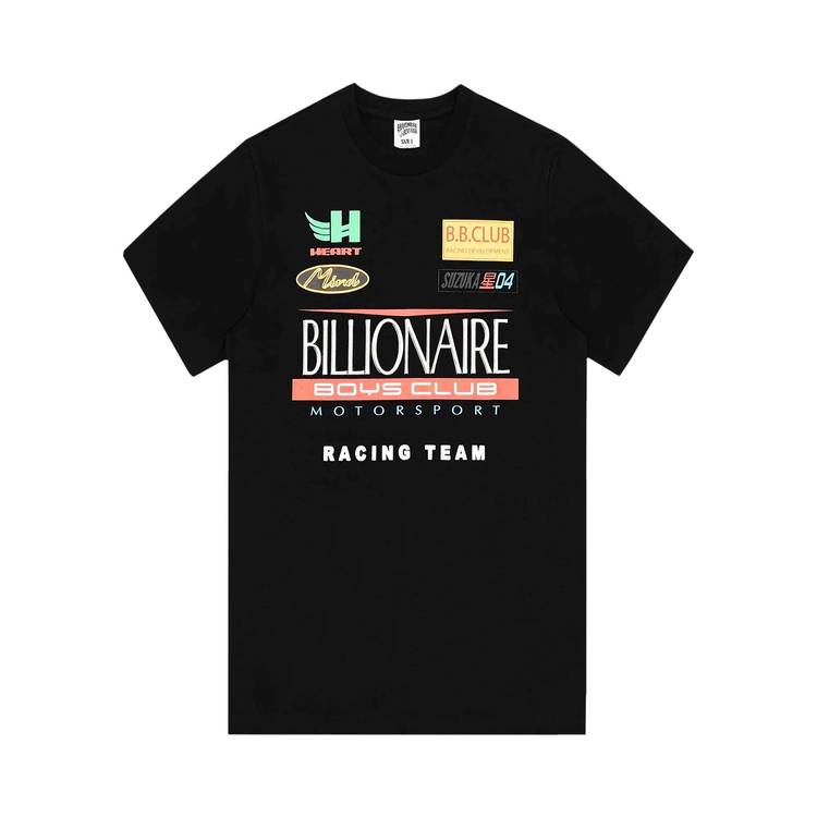 Billionaire Boys Club Racing Team T-Shirt 'Black' | GOAT