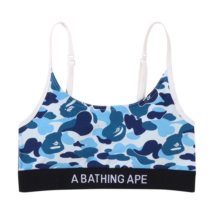 Bape Abc Camo Sport Bra Blue