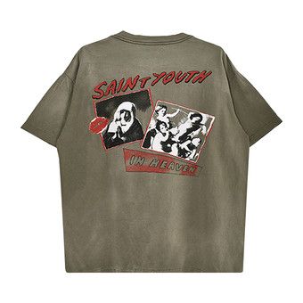 SAINT Mxxxxxx IN HEAVEN TEE L Tシャツ Buy SAINT Mxxxxxx In Heaven Tee 'Khaki' - SM S22 0000 024 | GOAT