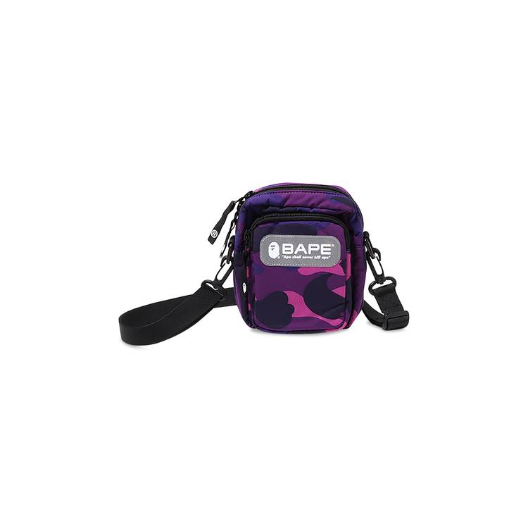 BAPE Color Camo Waist Bag (SS20) Purple