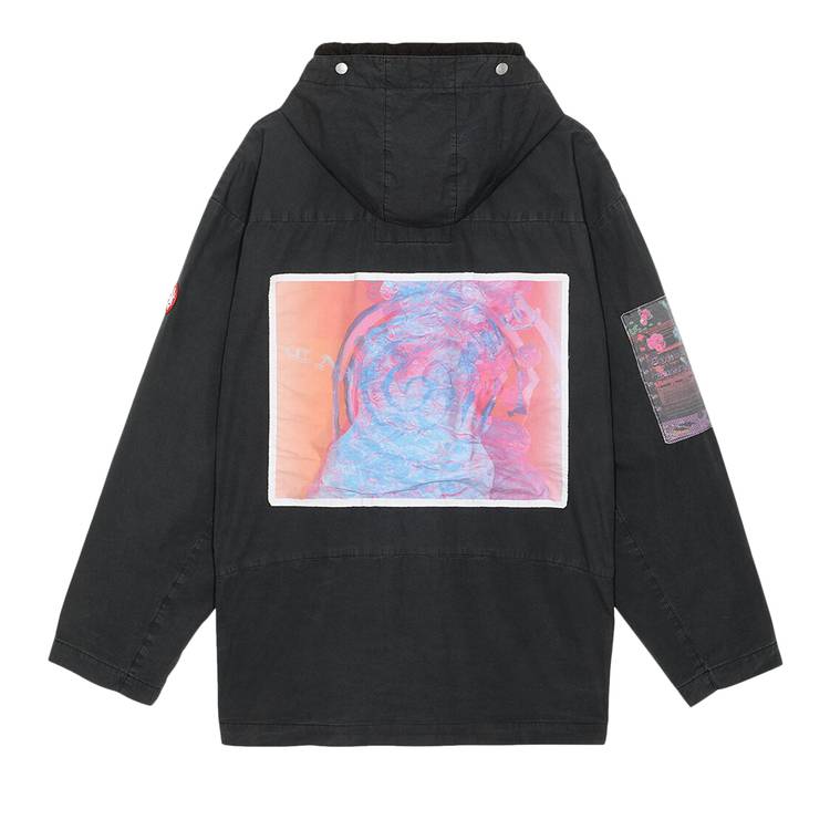 Buy Cav Empt Double Hood Anorak Black CES22JK15 BLAC GOAT