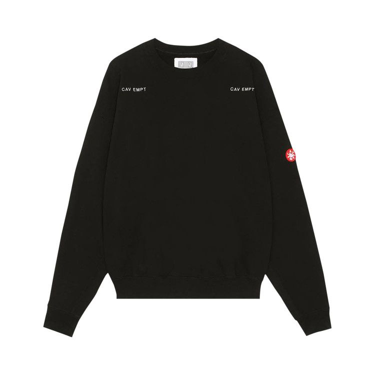 Buy Cav Empt Solid Crewneck 'Black' - CES22CS10 BLAC | GOAT