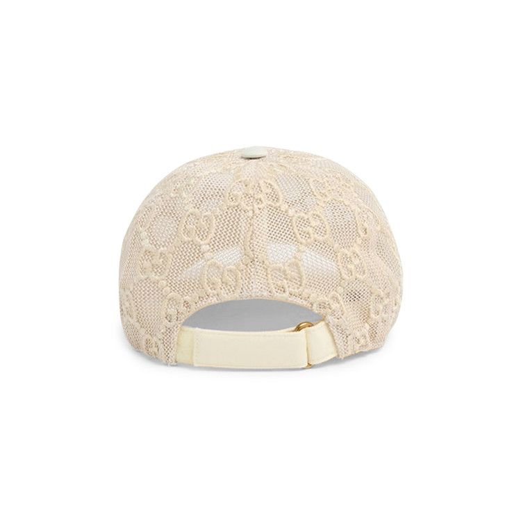 Buy Gucci GG Net Embroidered Baseball Hat  display picture 1