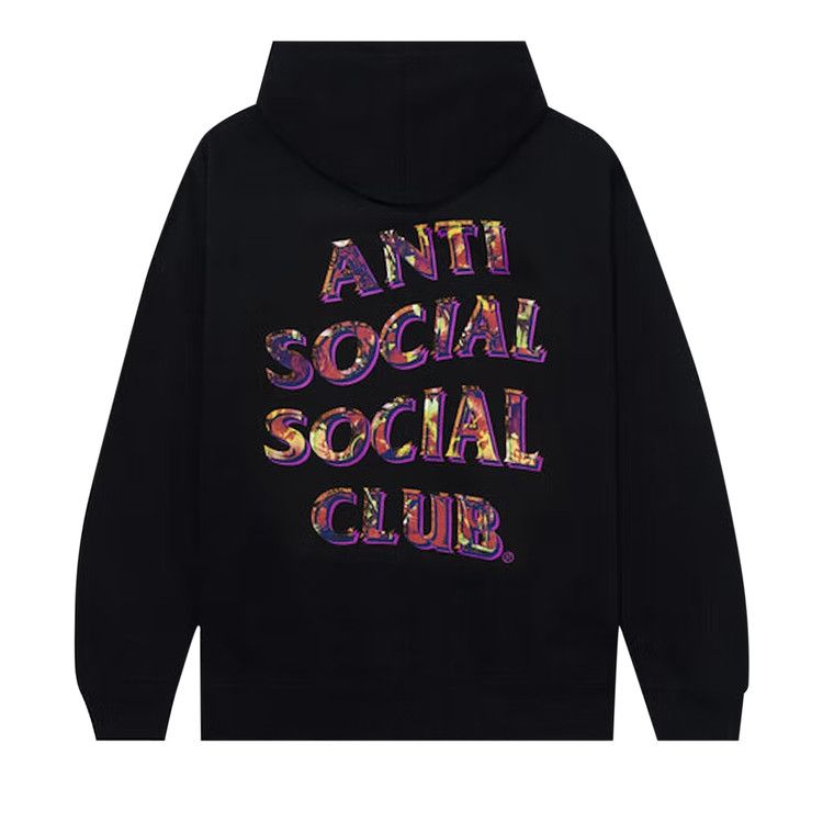 Anti Social Social Club Layer Lock Black Hoodie Black