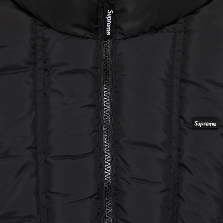 Buy Supreme Flannel Reversible Puffer Jacket 'Black' - FW22J63