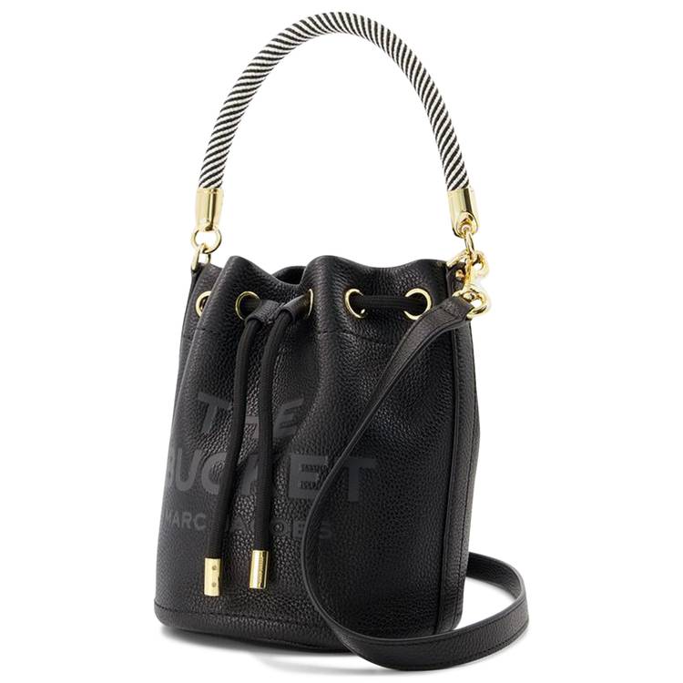 Buy Marc Jacobs Leather Bucket Bag 'Black' - H652L01PF22 001 | GOAT