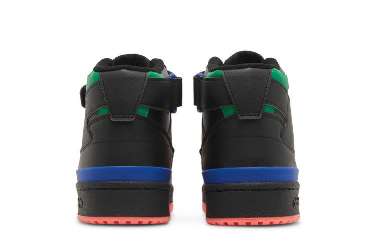adidas Forum Mid Core Black Multicolor - Thumbnail 7