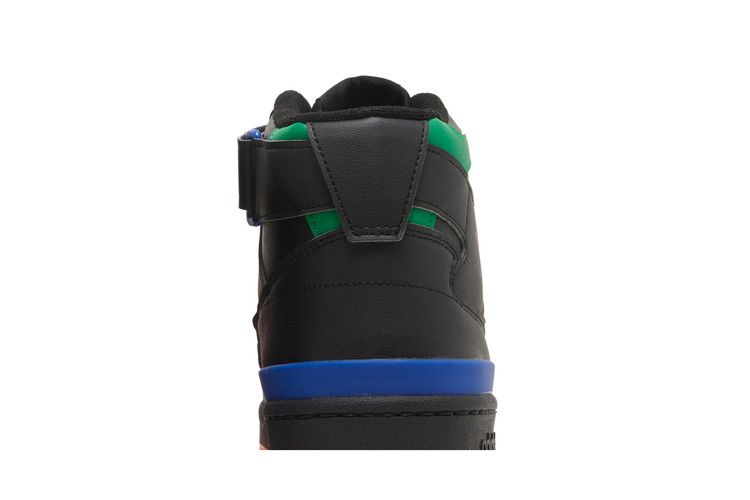 adidas Forum Mid Core Black Multicolor - Thumbnail 8