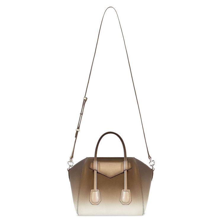 Givenchy Mini Antigona Lock Brown/Beige