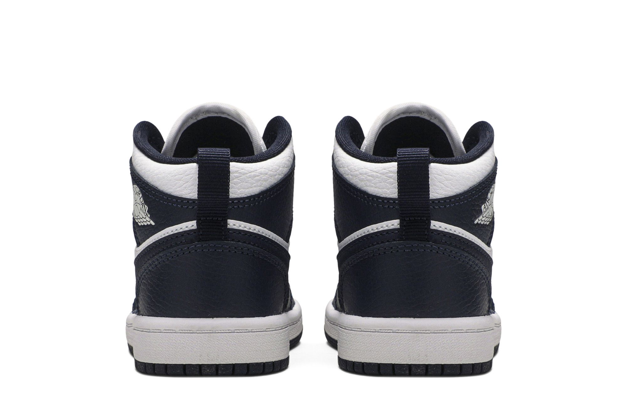 Pre-owned Air Jordan 1 Mid Ps 'obsidian' In White