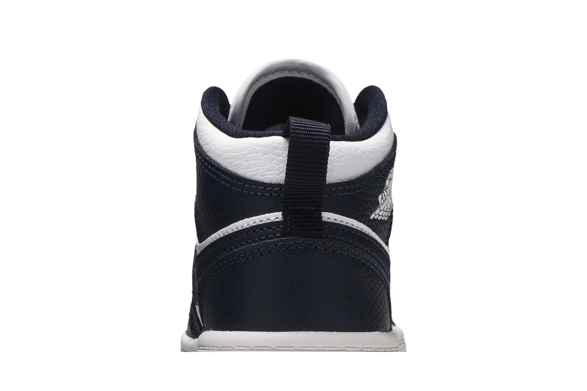 Pre-owned Air Jordan 1 Mid Ps 'obsidian' In White