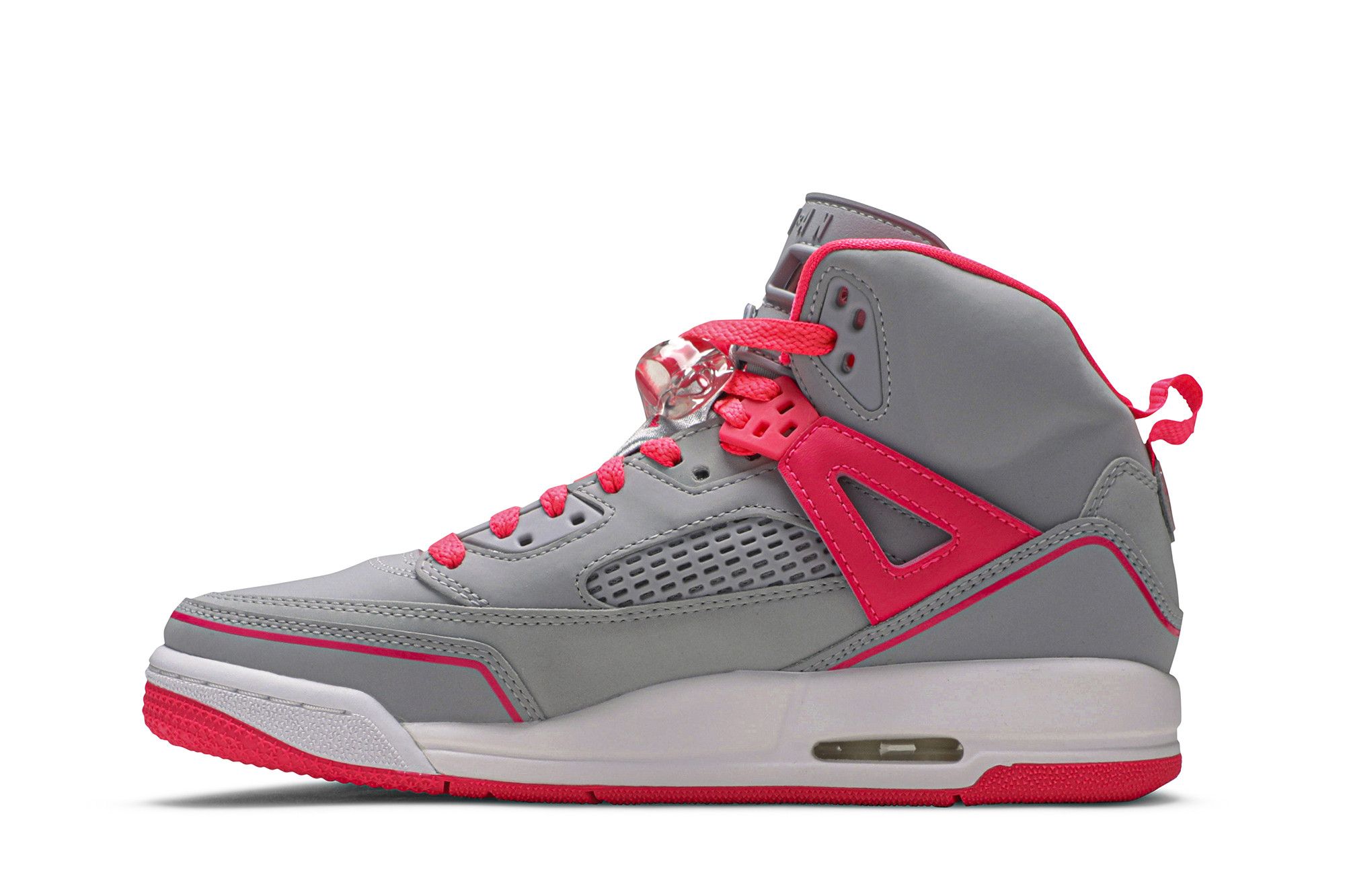 Pre-owned Air Jordan Jordan Spizike Gs 'wolf Grey Racer Pink'