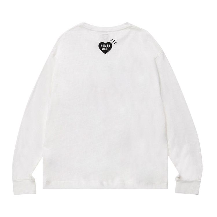 Buy Human Made Rabbit Long-Sleeve T-Shirt 'White' - HM24CS007 WHIT