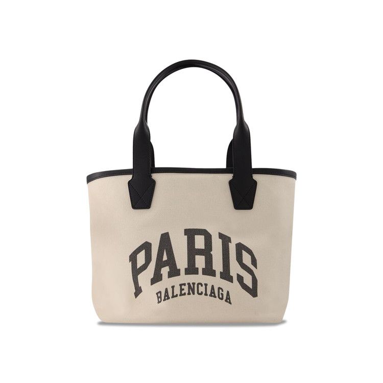 Balenciaga Cities Paris Jumbo Large Tote Bag Beige