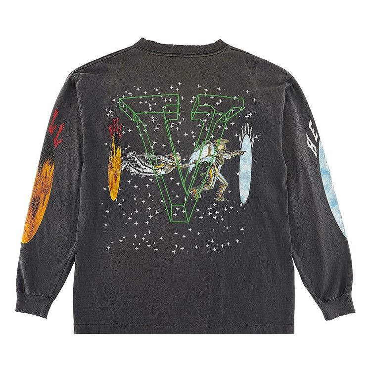 Buy SAINT Mxxxxxx x Vlone Skull Long-Sleeve 'Black' - SM A22 0000