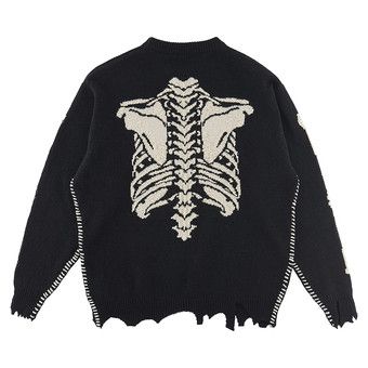 Buy Saint Michael x Vlone Skeleton Knit 'Black' - SM A22 0000 094 