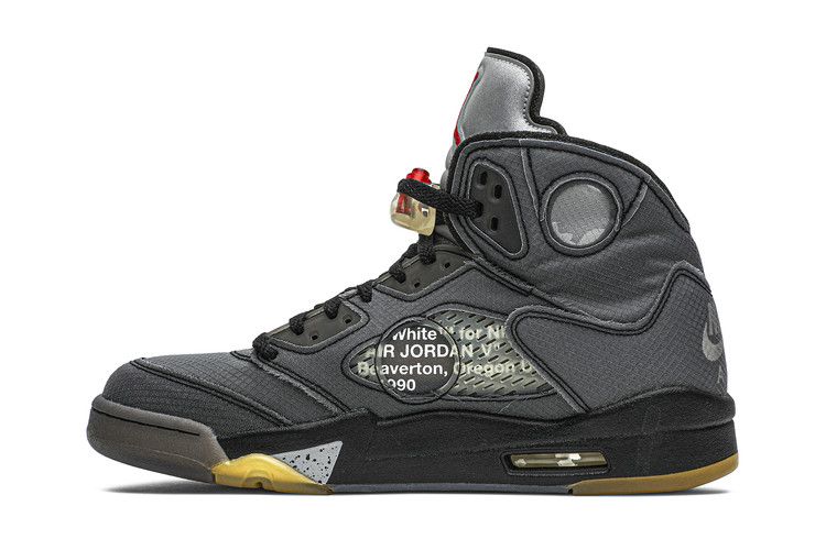 Off-white X Air Jordan 5 Black