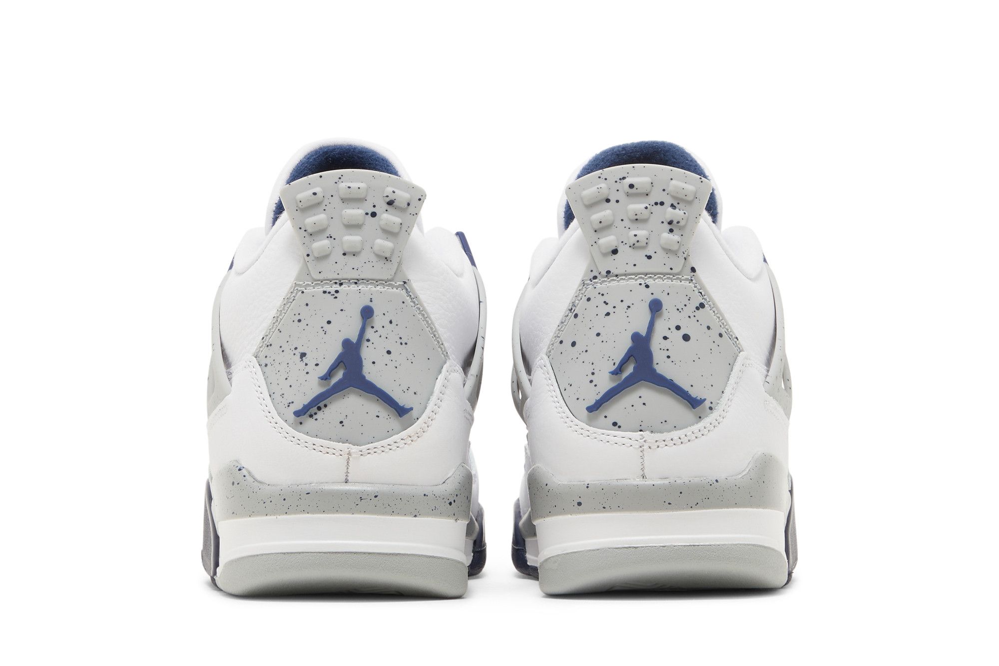 Pre-owned Air Jordan 4 Retro Gs 'midnight Navy' In White