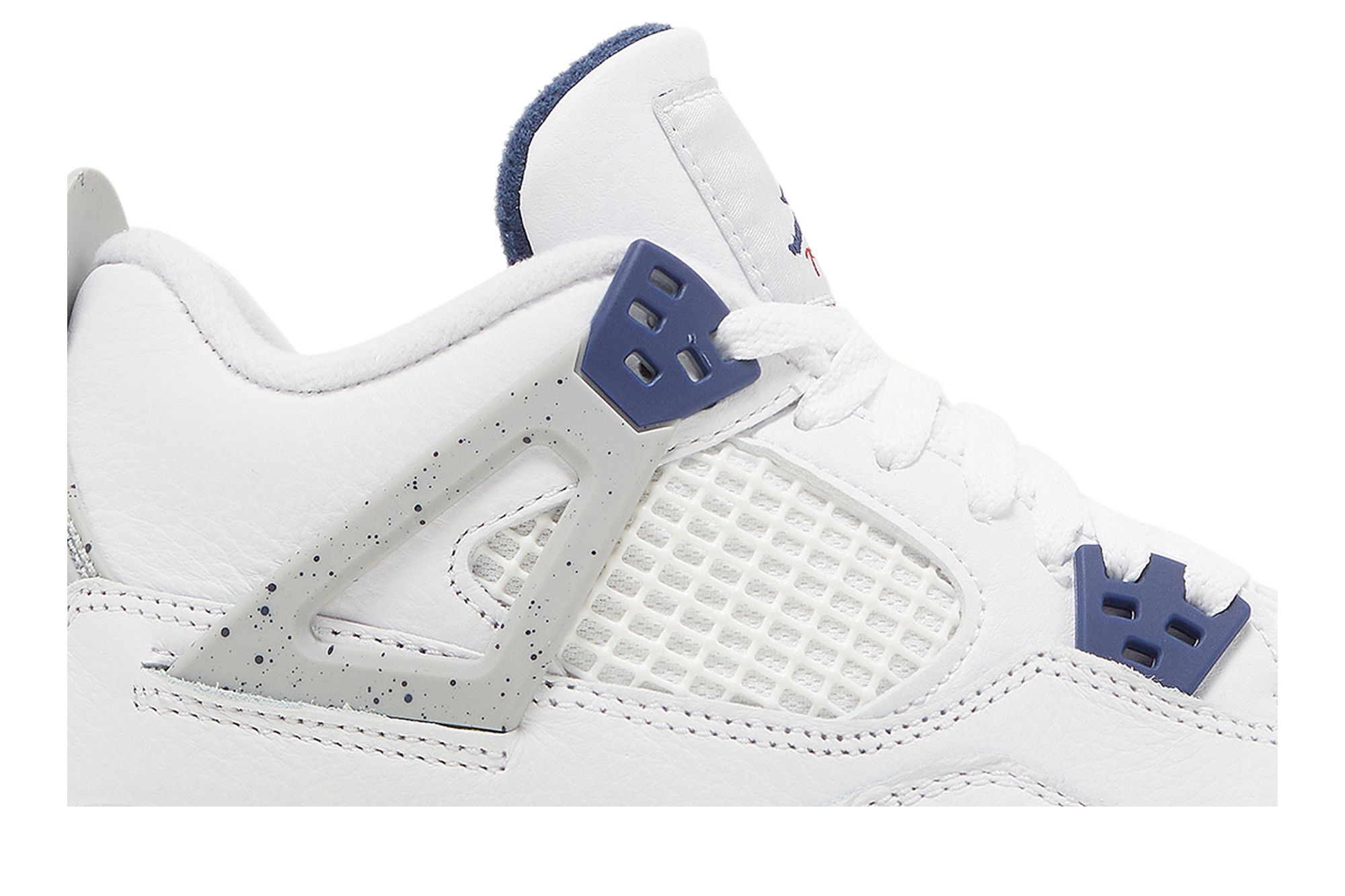 Pre-owned Air Jordan 4 Retro Gs 'midnight Navy' In White
