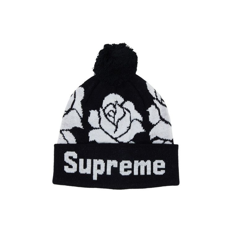 Buy Supreme Rose Beanie 'Black' - FW22BN52 BLACK | GOAT