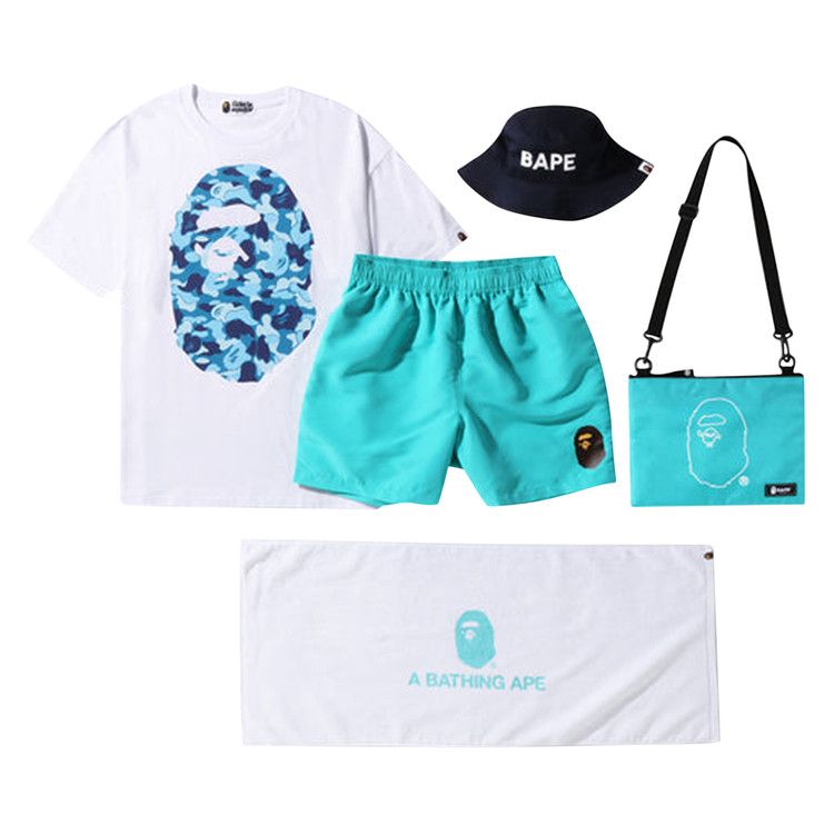 Buy BAPE Summer Bag Vacation Beach 'Sax' - 1I70 282 002 SAX