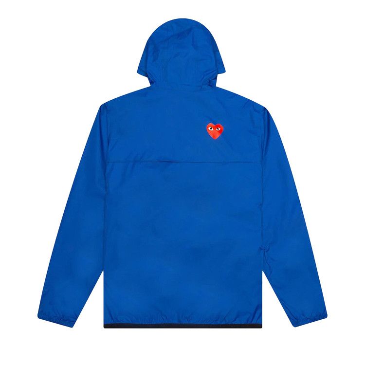 Comme des Garçons PLAY x K Way Half Zip Jacket 'Blue' — foto 3