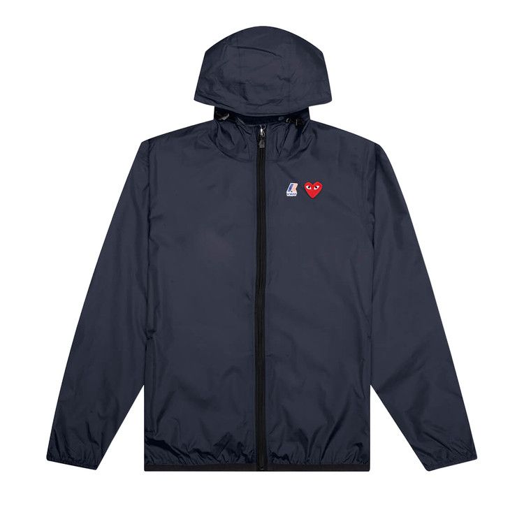 Comme des Garçons PLAY x K Way Full Zip Jacket 'Navy' — foto 2