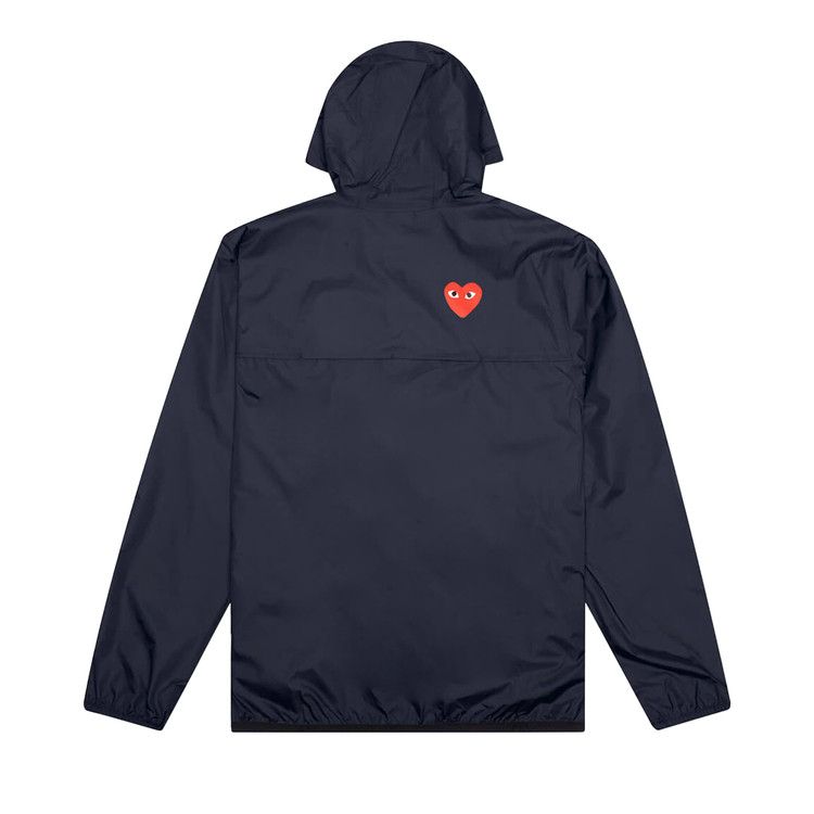 Comme des Garçons PLAY x K Way Full Zip Jacket 'Navy' — foto 3