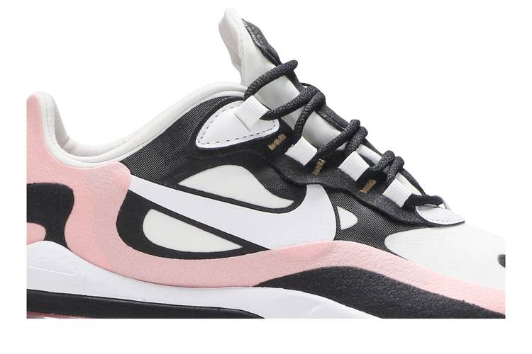 Women Nike Air Max 270 React AT6174-005 Black Pink White
