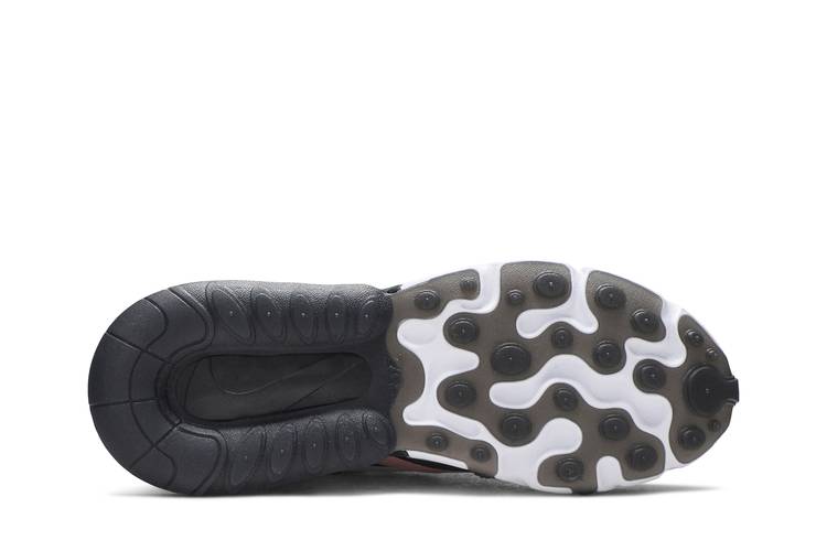 Nike Women's Air Max 270 React Black/White-Bleached Coral - AT6174