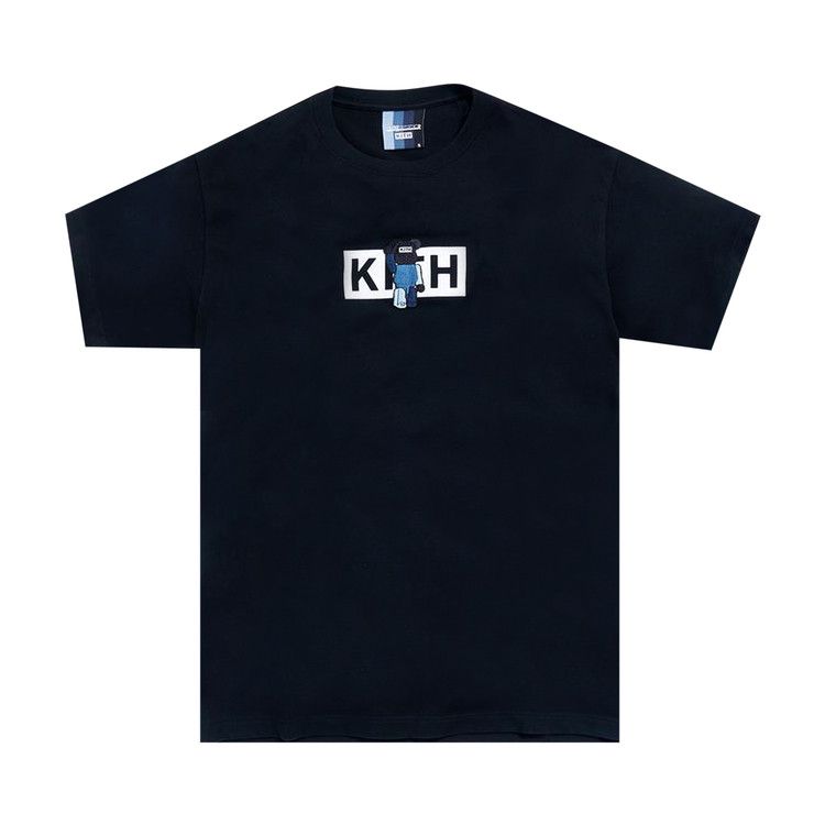 Buy Kith x Bearbrick Logo T-Shirt 'Black' - KH3578 100 | GOAT